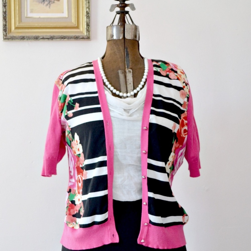 New York & Company  Short Sleeve Cardigan